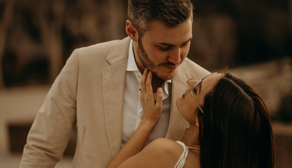 Couple en séance engagement