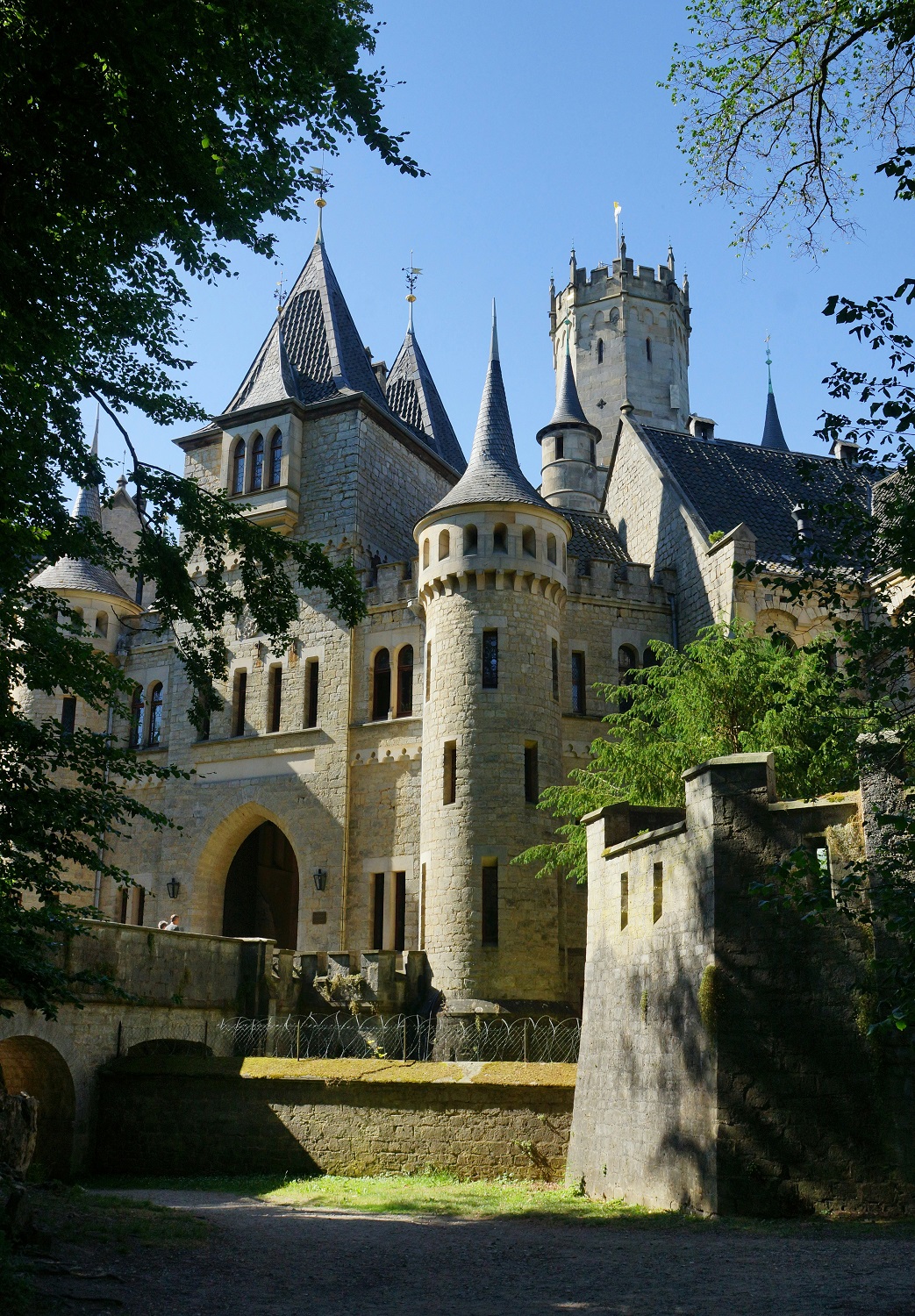 Château médiéval pour un mariage
