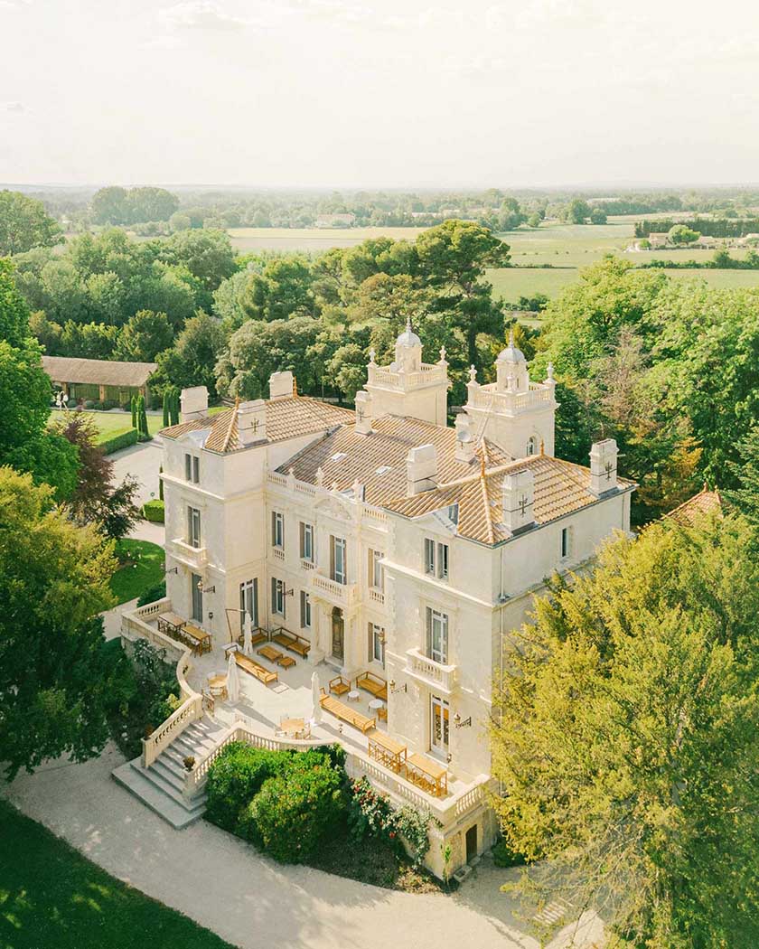 orangerie et bassins du Château des 3 Fontaines à Pernes-les-Fontaines